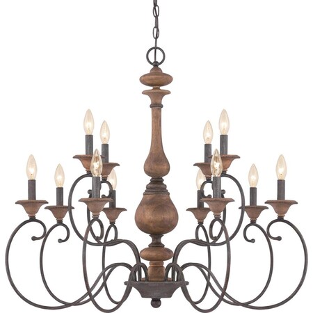 Quoizel Auburn Chandelier ABN5012RK